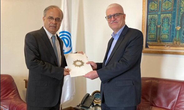 Iran's New ECO Representative Meets Secretary General /ECO , Iran , Alireza Tootoonchian , Asad Majid Khan , Economic Cooperation Organization
