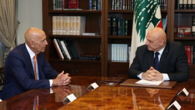 Lebanese President Rejects U.S. Envoy's Proposal on Land Annexation /Lebanon , Syria , Joseph Aoun , Tom Barak , Territorial Integrity