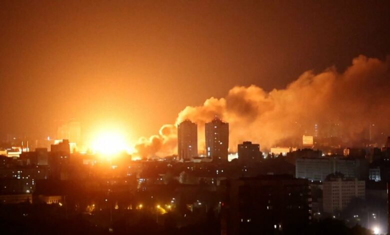 Russia Intensifies Attacks on Ukrainian Air, Land, and Sea Positions /Russia , Ukraine , Military Attacks , Black Sea Fleet , Drone Warfare