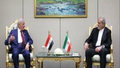 Iraqi President Rashid: Obstruction of Iran is a Hostile Act Against Iraq /Iraq , Iran , Abdul Latif Rashid , Masoud Pezeshkian , Regional Security