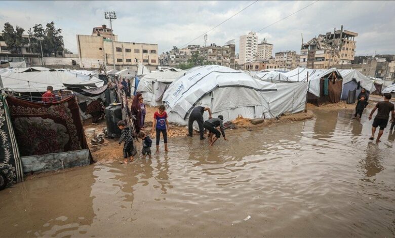 Gaza Under Water: Flooding Crisis Hits Palestinian Refugee Camps Amid Ongoing Blockade /Gaza , Flooding , Refugee Camps , Humanitarian Crisis , Blockade