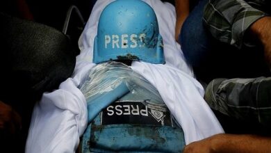 Gaza Media Office Condemns Israel's Systematic Killing of Palestinian Journalists /Gaza , Israel , journalists , killings , Palestine