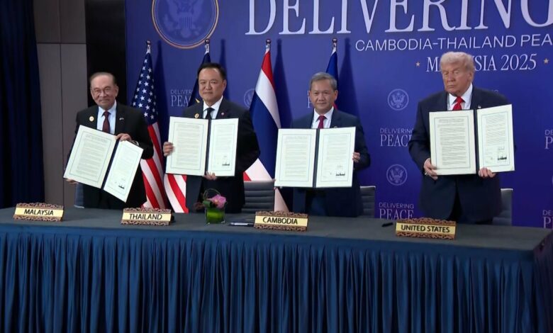 Trump Threatens Tariffs on Thailand and Cambodia Amid Ongoing Conflict /Donald Trump , Tariffs , Thailand , Cambodia , Trade War