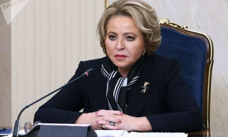 Russian Official Accuses Zelensky of Stalling to Block Ukraine Peace Deal /Russia , Ukraine , Valentina Matviyenko , Volodymyr Zelensky , peace negotiations